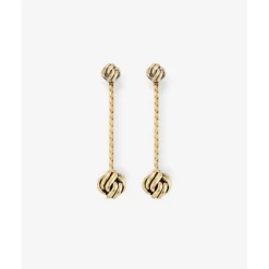 Buddha to Buddha Gold Ohrringe | Goldschmuck-Ohrhänger Refined Katja Gold YG 14kt