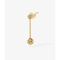 Buddha to Buddha Gold Ohrringe | Goldschmuck-Ohrhänger Refined Katja 18K Gold