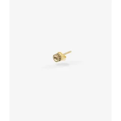 Buddha to Buddha Gold Ohrringe | Goldschmuck-Ohrring Barbara Logo 14kt Gold Einzelstück