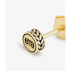 Buddha to Buddha Gold Ohrringe | Goldschmuck-Ohrring Barbara Logo 14kt Gold Einzelstück