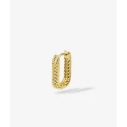 Buddha to Buddha Vergoldete Ohrringe | Premium Gold Plated Jewelry-Ohrring Barbara Reversible Vergoldet Single Piece