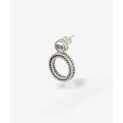 Buddha to Buddha Silber Ohrringe | Silberschmuck-Ohrring Barbara Rund Silber Single Piece