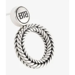 Buddha to Buddha Silber Ohrringe | Silberschmuck-Ohrring Barbara Rund Silber Single Piece