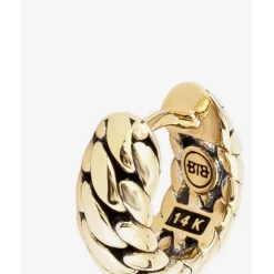 Buddha to Buddha Gold Ohrringe | Silberschmuck-Ohrring Ben Gold 14kt YG Einzelstück