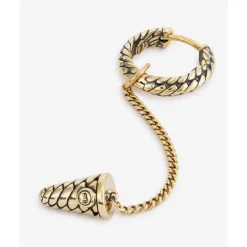 Buddha to Buddha Gold Ohrringe | Goldschmuck-Ohrring Ben 14kt Gold Einzelstück