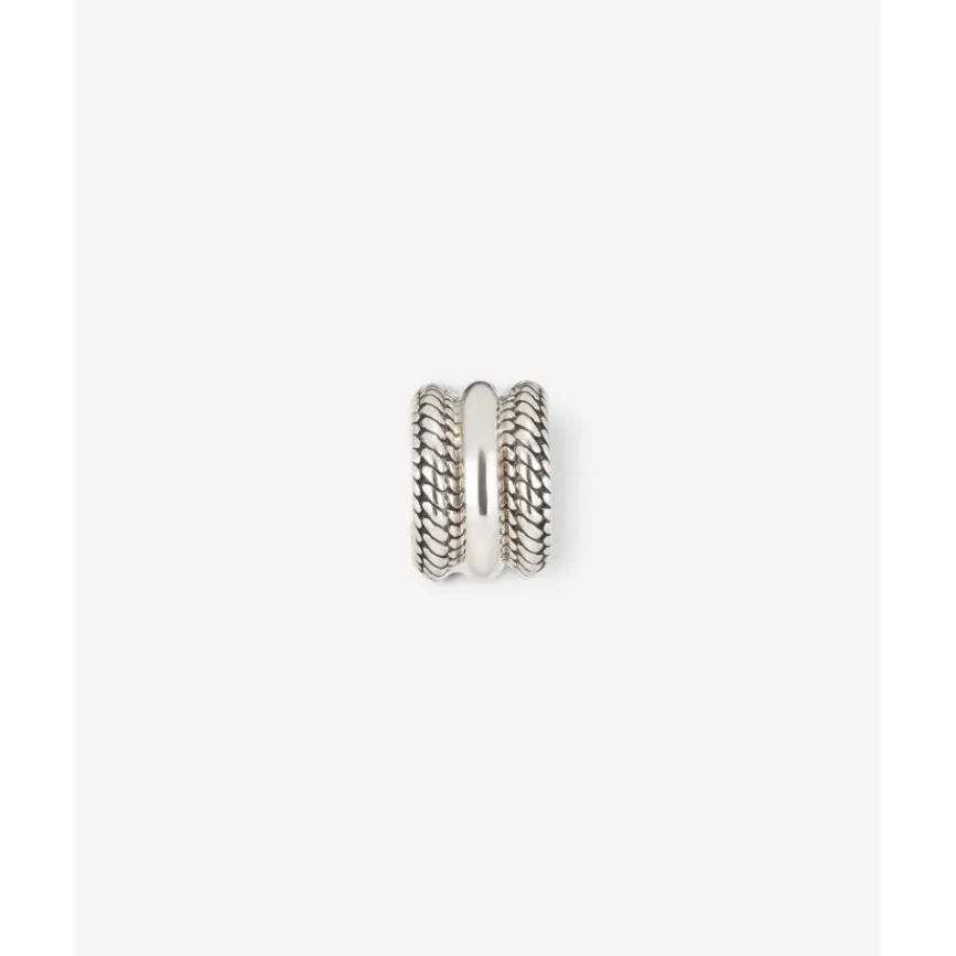Buddha to Buddha Silber Ohrringe | Silberschmuck-Ohrring Ben Triple Silber Single Piece