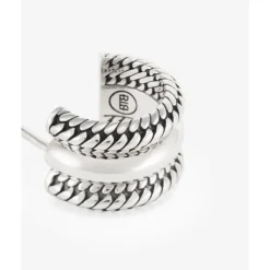 Buddha to Buddha Silber Ohrringe | Silberschmuck-Ohrring Ben Triple Silber Single Piece