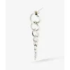 Buddha to Buddha Silber Ohrringe | Silberschmuck-Ohrring Chain Gradient Silber Single Piece