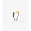 Buddha to Buddha Gold Ohrringe | Silberschmuck-Ohrring Davina Gold 14ct YG Einzelstück