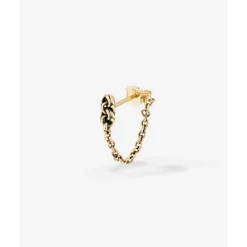 Buddha to Buddha Gold Ohrringe | Silberschmuck-Ohrring Davina Gold 14ct YG Einzelstück