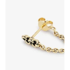 Buddha to Buddha Gold Ohrringe | Silberschmuck-Ohrring Davina Gold 14ct YG Einzelstück