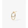 Buddha to Buddha Gold Ohrringe | Goldschmuck-Ohrring Essential Gold 14kt Single Piece