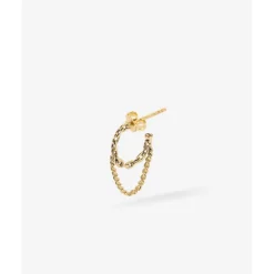 Buddha to Buddha Gold Ohrringe | Goldschmuck-Ohrring Essential Gold 14kt Single Piece