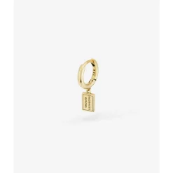 Buddha to Buddha Gold Ohrringe | Goldschmuck-Ohrring Essential Logo 14kt Gold Einzelstück