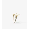Buddha to Buddha Gold Ohrringe | Goldschmuck-Ohrring George Double 14kt Gold Einzelstück