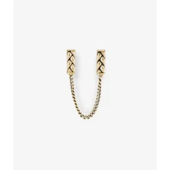 Buddha to Buddha Gold Ohrringe | Goldschmuck-Ohrring George Double 14kt Gold Einzelstück
