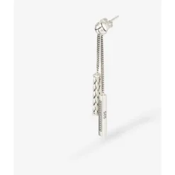 Buddha to Buddha Silber Ohrringe | Silberschmuck-Ohrring George Silber Single Piece