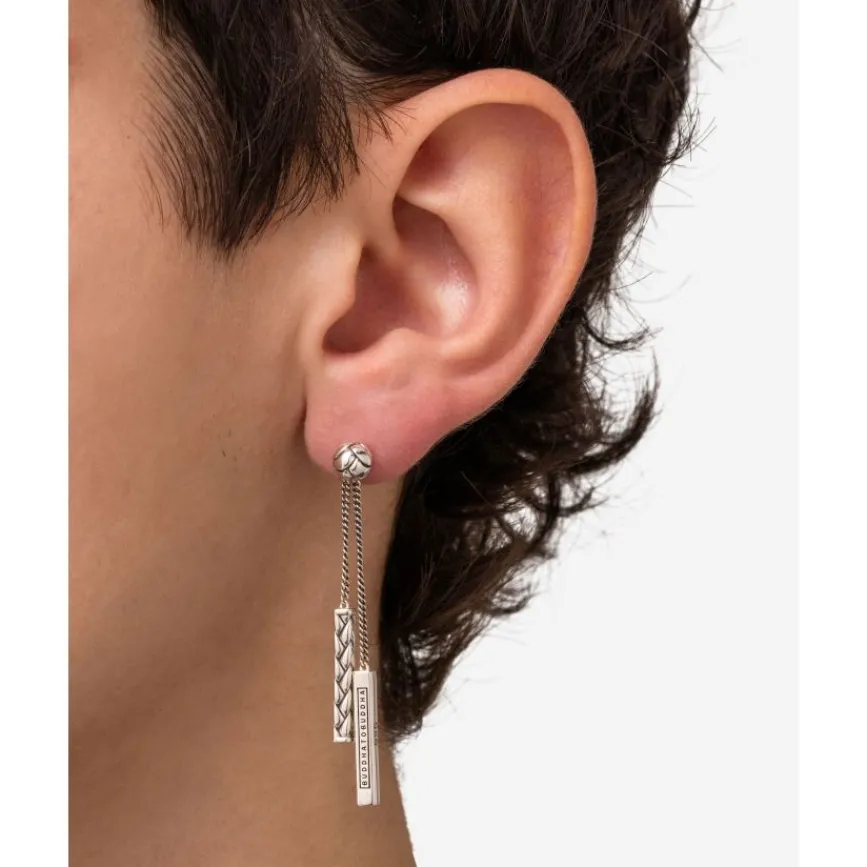 Buddha to Buddha Silber Ohrringe | Silberschmuck-Ohrring George Silber Single Piece