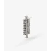 Buddha to Buddha Silber Ohrringe | Silberschmuck-Ohrring Triple Mini Silber Single Piece