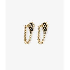 Buddha to Buddha Gold Ohrringe | Goldschmuck-Ohrringe Davina Gold 14kt