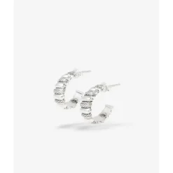 Buddha to Buddha Silber Ohrringe | Silberschmuck-Ohrringe Ellen Spiral Silber