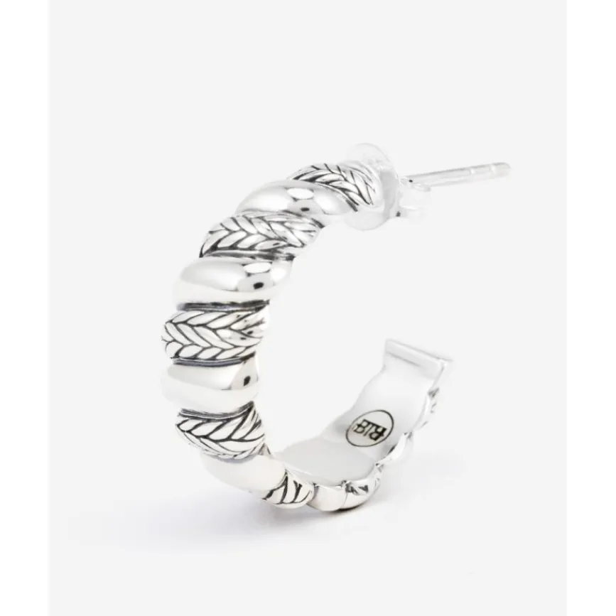 Buddha to Buddha Silber Ohrringe | Silberschmuck-Ohrringe Ellen Spiral Silber