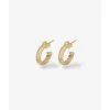 Buddha to Buddha Gold Ohrringe | Goldschmuck-Ohrringe Ellen XS Creole Gold YG 14kt