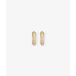 Buddha to Buddha Gold Ohrringe | Goldschmuck-Ohrringe Ellen XS Creole Gold YG 14kt