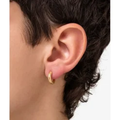 Buddha to Buddha Gold Ohrringe | Goldschmuck-Ohrringe Ellen XS Creole Gold YG 14kt
