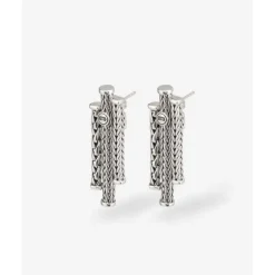 Buddha to Buddha Silber Ohrringe | Silberschmuck-Ohrringe Triple Mini Silber