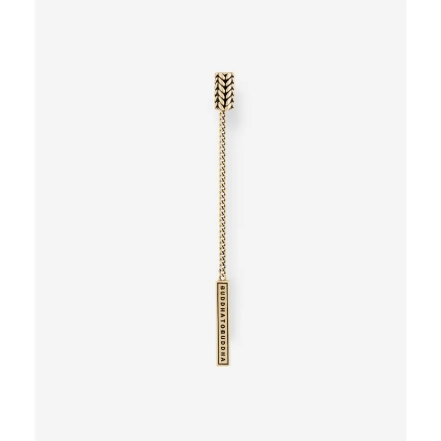 Buddha to Buddha Gold Ohrringe | Silberschmuck-Ohrstecker Ellen 14kt Gold Single Piece