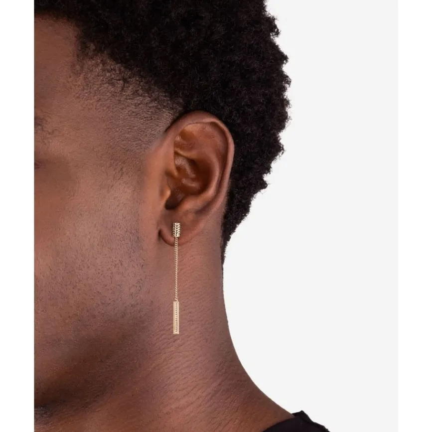 Buddha to Buddha Gold Ohrringe | Silberschmuck-Ohrstecker Ellen 14kt Gold Single Piece
