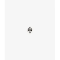Buddha to Buddha Silber Ohrringe | Silberschmuck-Ohrstecker Endless Knot Flatback Silber Single Piece