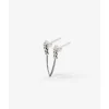 Buddha to Buddha Silber Ohrringe | Silberschmuck-Ohrstecker George Double Single Piece