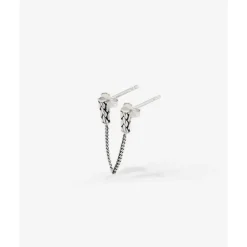 Buddha to Buddha Silber Ohrringe | Silberschmuck-Ohrstecker George Double Single Piece