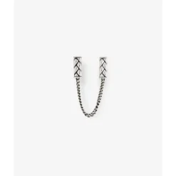 Buddha to Buddha Silber Ohrringe | Silberschmuck-Ohrstecker George Double Single Piece