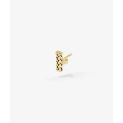 Buddha to Buddha Gold Ohrringe | Silberschmuck-Ohrstecker George Gold 14kt YG Einzelstück