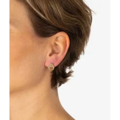 Buddha to Buddha Gold Ohrringe | Goldschmuck-Ohrstecker George 14kt Gold Einzelstuck