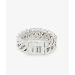 Buddha to Buddha Gravierbarer Armbänder | Silber Armbänder-Panzerarmband Chain Big