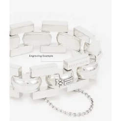 Buddha to Buddha Gravierbarer Armbänder | Silber Armbänder-Panzerarmband The Batul