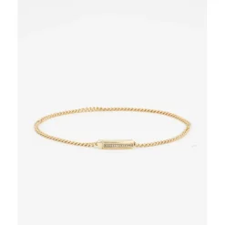 Buddha to Buddha Gravierbarer Armbänder | Golden Armbänder-Permanentes Armband 14kt