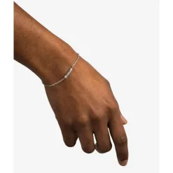 Buddha to Buddha Gravierbarer Armbänder | Silber Armbänder-Permanentes Armband Link Silber