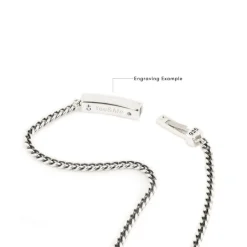 Buddha to Buddha Silber Armbänder | Engrave-Permanentes Armband Silber