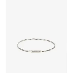 Buddha to Buddha Gravierbarer Armbänder | Silber Armbänder-Permanentes Armband Venetian Silber