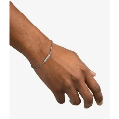 Buddha to Buddha Gravierbarer Armbänder | Silber Armbänder-Permanentes Armband Venetian Silber