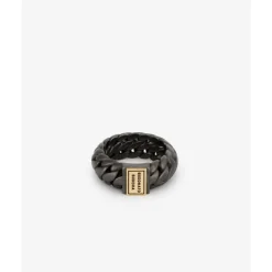 Buddha to Buddha Silber Ringe | Black Rhodium Schmuck-Ring Ben Small Schwarz Rhodium Gold 14kt