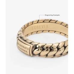 Buddha to Buddha Gravierbarer Ringe | Gold Ringe-Ring Ben XS Gold YG 14kt