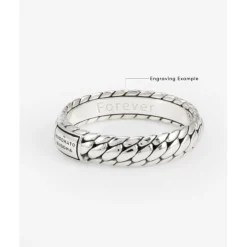 Buddha to Buddha Gravierbarer Ringe | Silber Ringe-Ring Ben XS Silber
