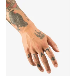Buddha to Buddha Silber Ringe | Silberschmuck-Ring Chain Gradient Silber