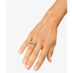 Buddha to Buddha Silber Ringe | Silberschmuck-Ring Chain Gradient Silber